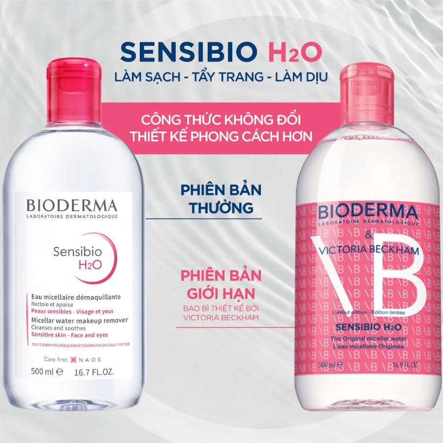 Nước Tẩy Trang Bioderma Cho Da Nhạy Cảm 500ml - Bản Đặc Biệt