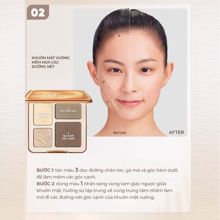 Phấn Bắt Sáng & Tạo Khối Judydoll Highlight & Contour #02