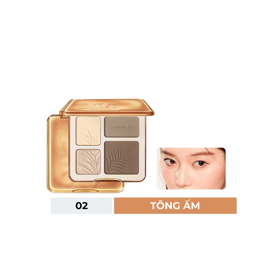 Phấn Bắt Sáng & Tạo Khối Judydoll Highlight & Contour #02