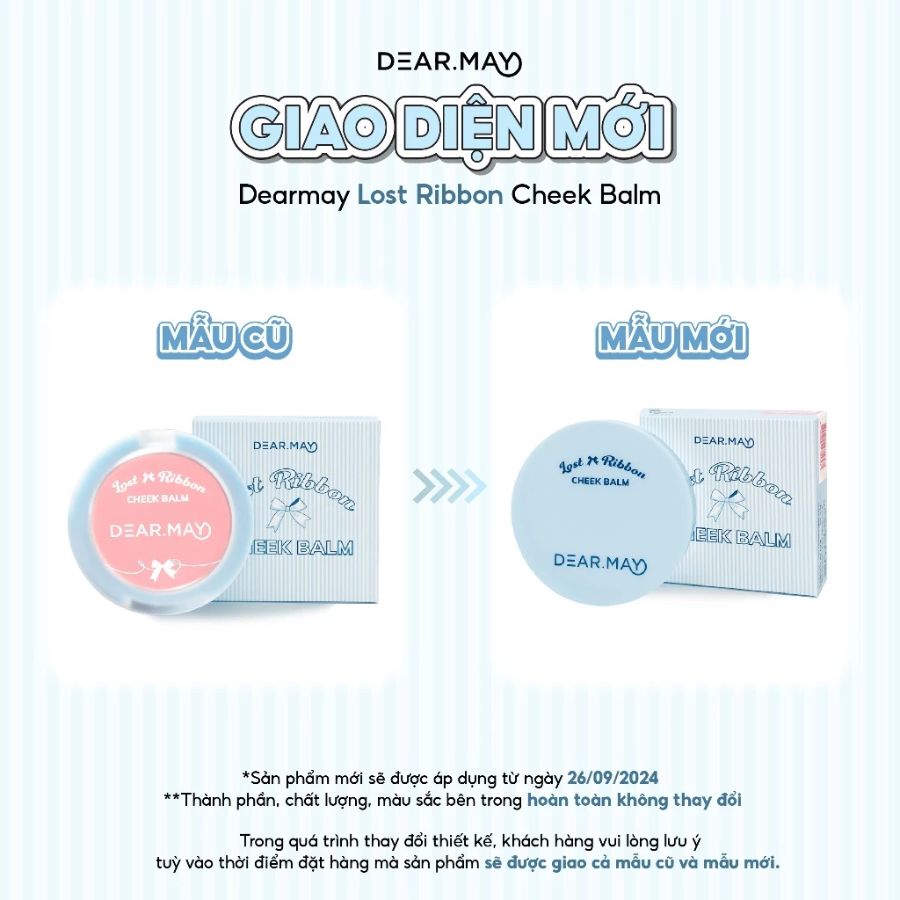 Phấn Má Dearmay Lost Ribbon Cheek Balm Dạng Kem LR06 Muted Plum