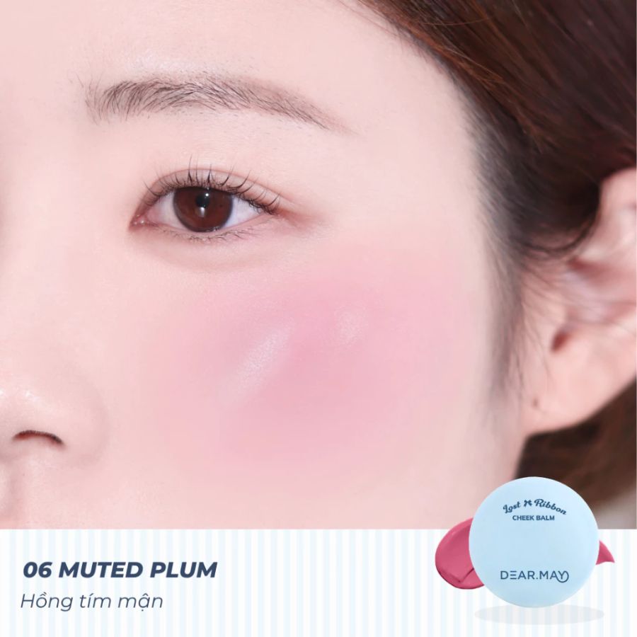 Phấn Má Dearmay Lost Ribbon Cheek Balm Dạng Kem LR06 Muted Plum