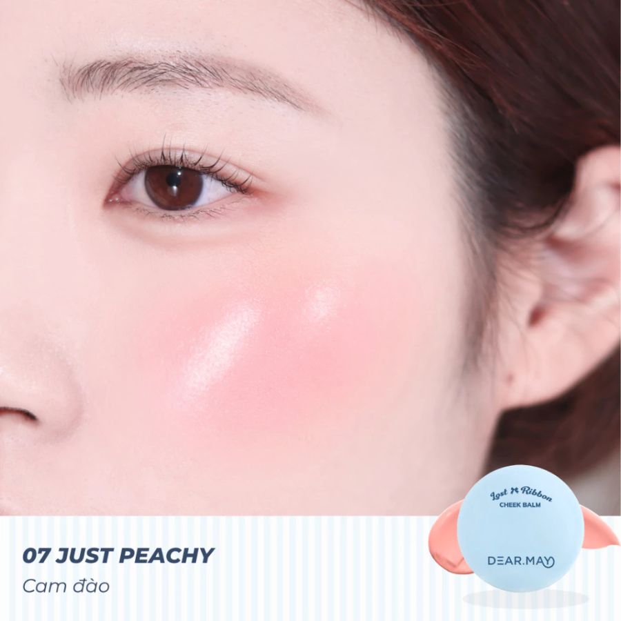 Phấn Má Dearmay Lost Ribbon Cheek Balm Dạng Kem LR07 Just Peachy