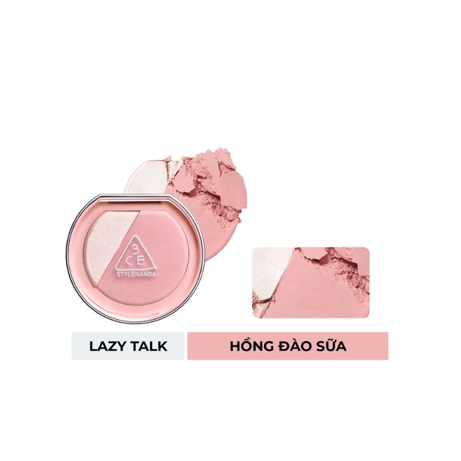 Phấn Má Hồng Bắt Sáng 3CE Blush Lighter - Lazy Talk