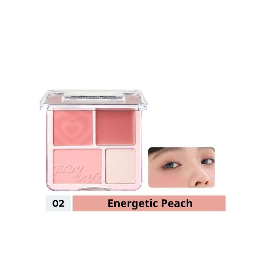 Phấn Má Hồng & Bắt Sáng Judydoll Blush & Highlight Palette #02