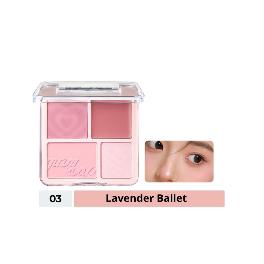 Phấn Má Hồng & Bắt Sáng Judydoll Blush & Highlight Palette #03