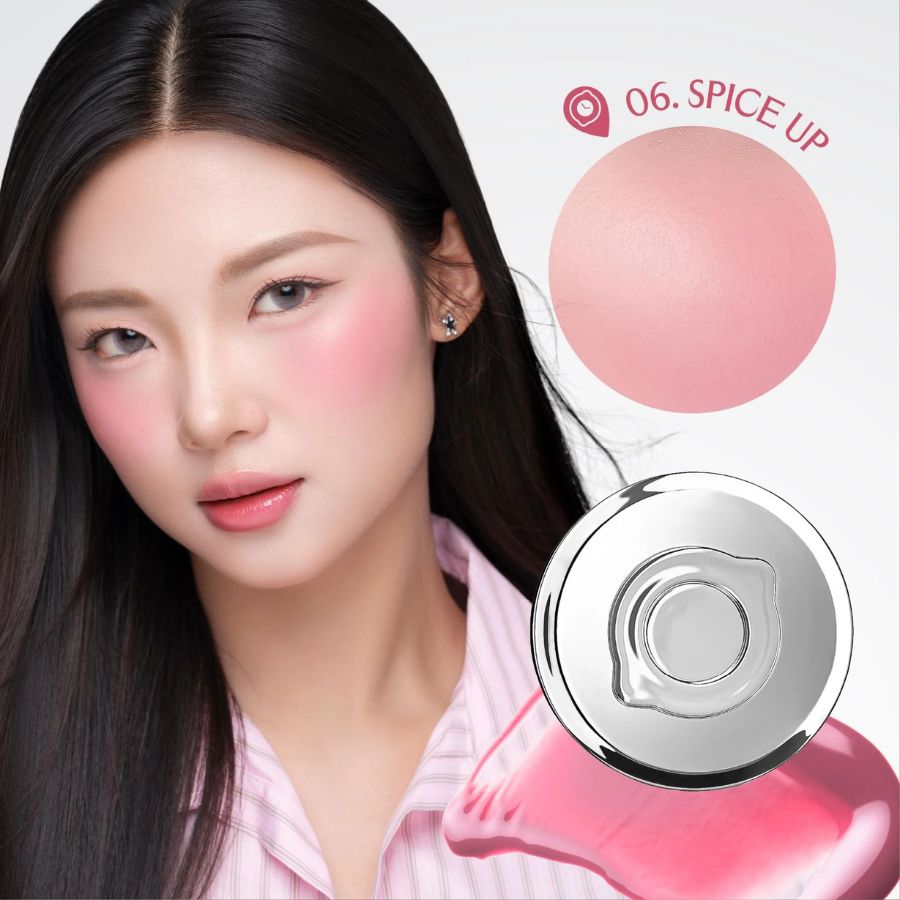 Phấn má Lemonade Mirror Mirror Blush Cushion - 06. Spice Up