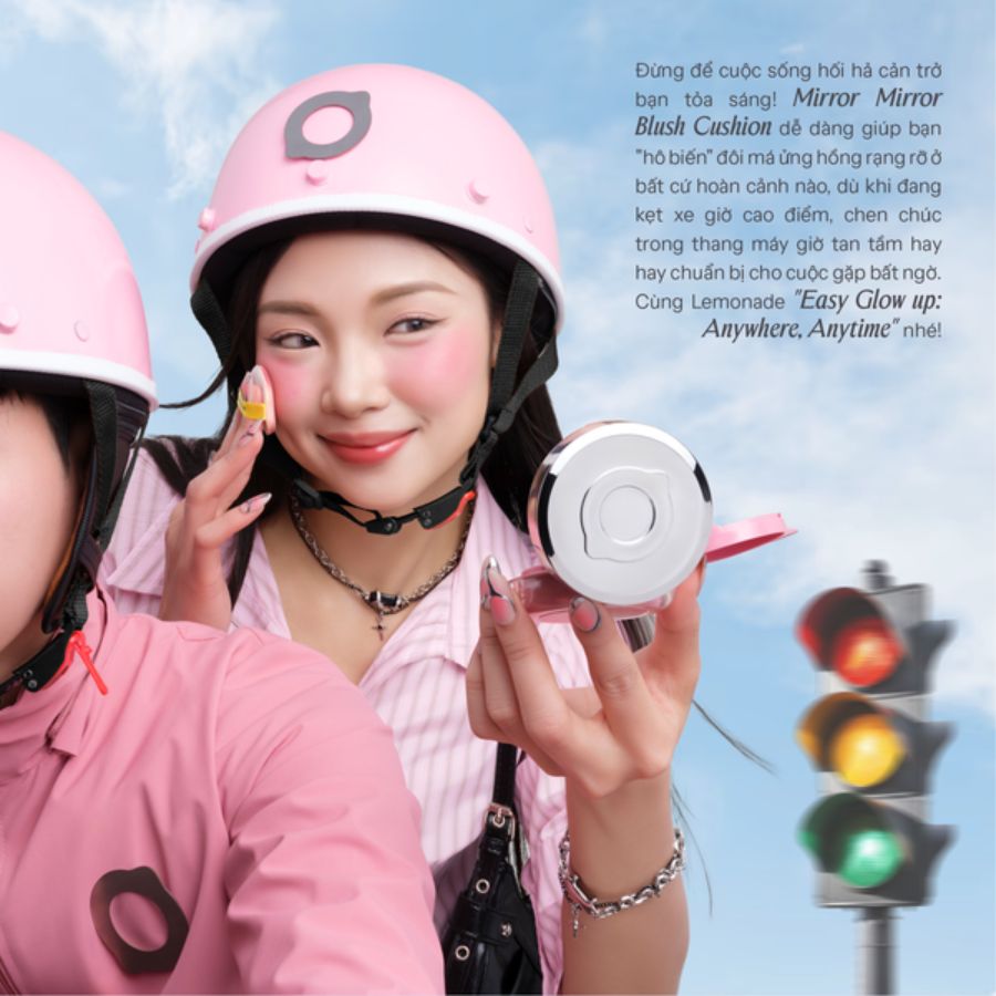 Phấn má Lemonade Mirror Mirror Blush Cushion - 02. Engaging