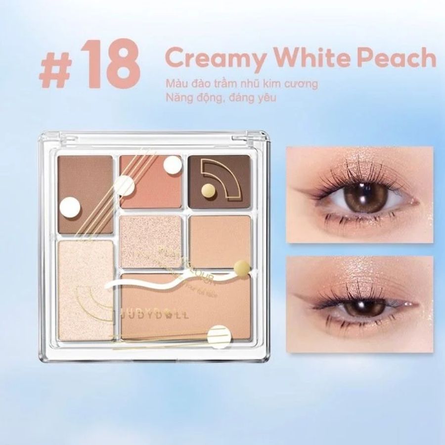 Phấn Mắt Judydoll All In One Palette For Your Full Face #18