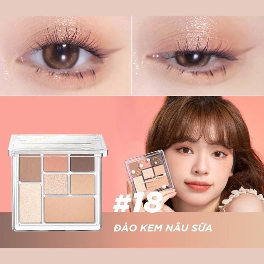 Phấn Mắt Judydoll All In One Palette For Your Full Face #18