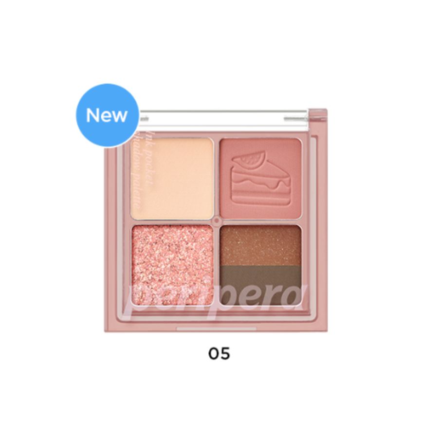 Phấn Mắt Peripera Ink 4 Ô Pocket Shadow Palette 05 Fig Scents Of Autumn