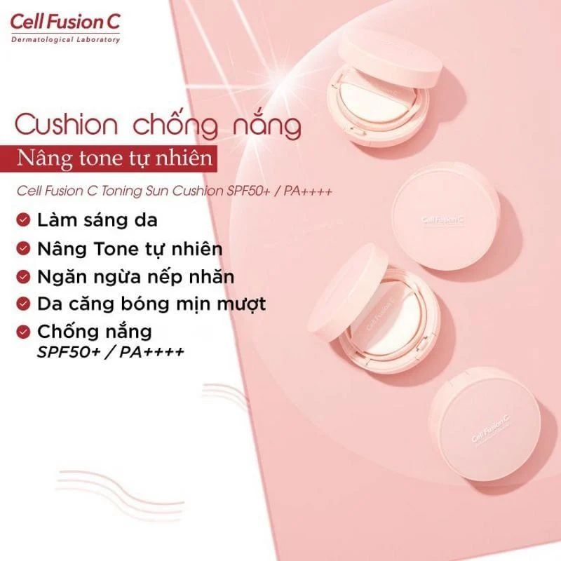 Phấn Nước Cell Fusion C Toning Sun Cushion Chống Nắng Nâng Tone SPF50+/PA++++ 13g