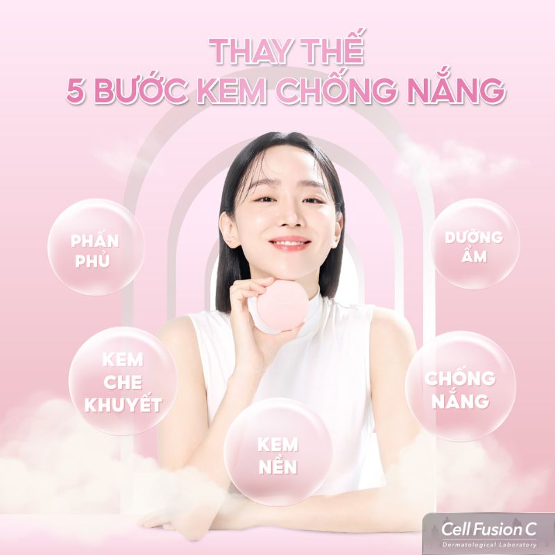 Phấn Nước Cell Fusion C Toning Sun Cushion Chống Nắng Nâng Tone SPF50+/PA++++ 13g