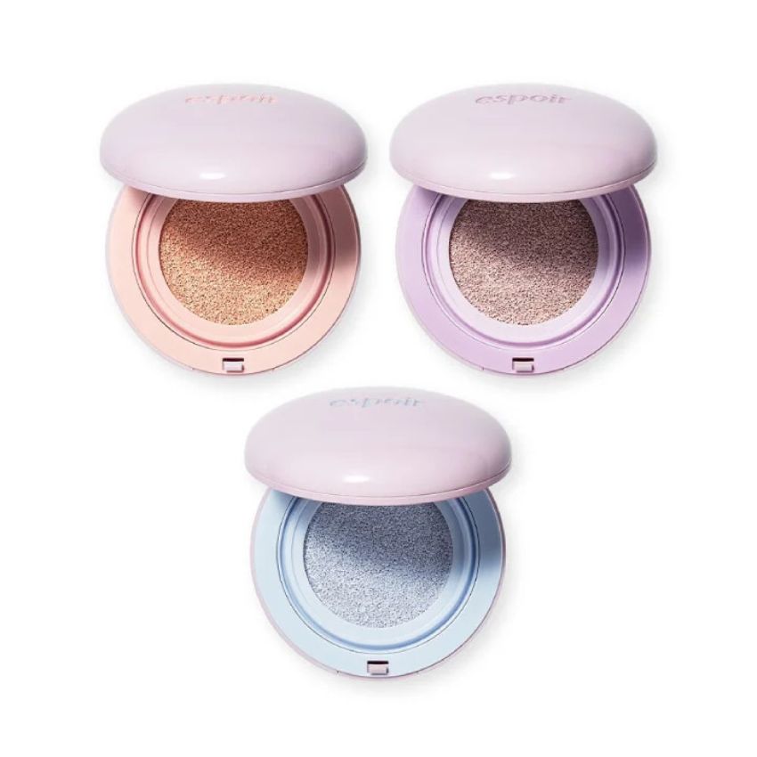 Phấn Nước Espoir Kèm Túi Dewlike Jello Tone Up Cushion Điều Chỉnh Tông Da - 2 Neutral Mauve