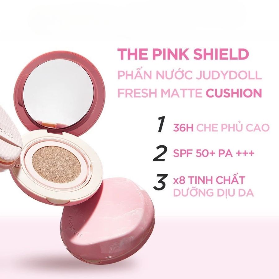 Phấn Nước Judydoll Fresh Matte Cushion #02 vanilla
