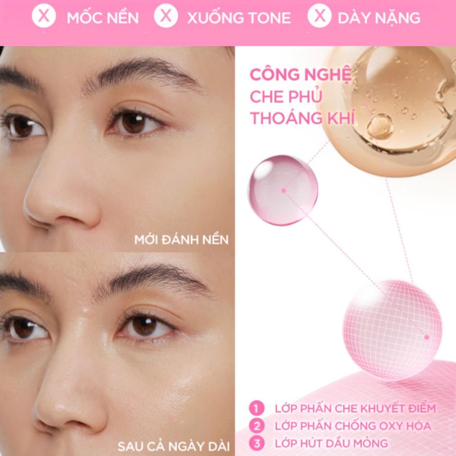 Phấn Nước Judydoll Fresh Matte Cushion #01 Light