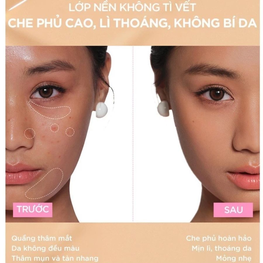 Phấn Nước Judydoll Fresh Matte Cushion #01 Light