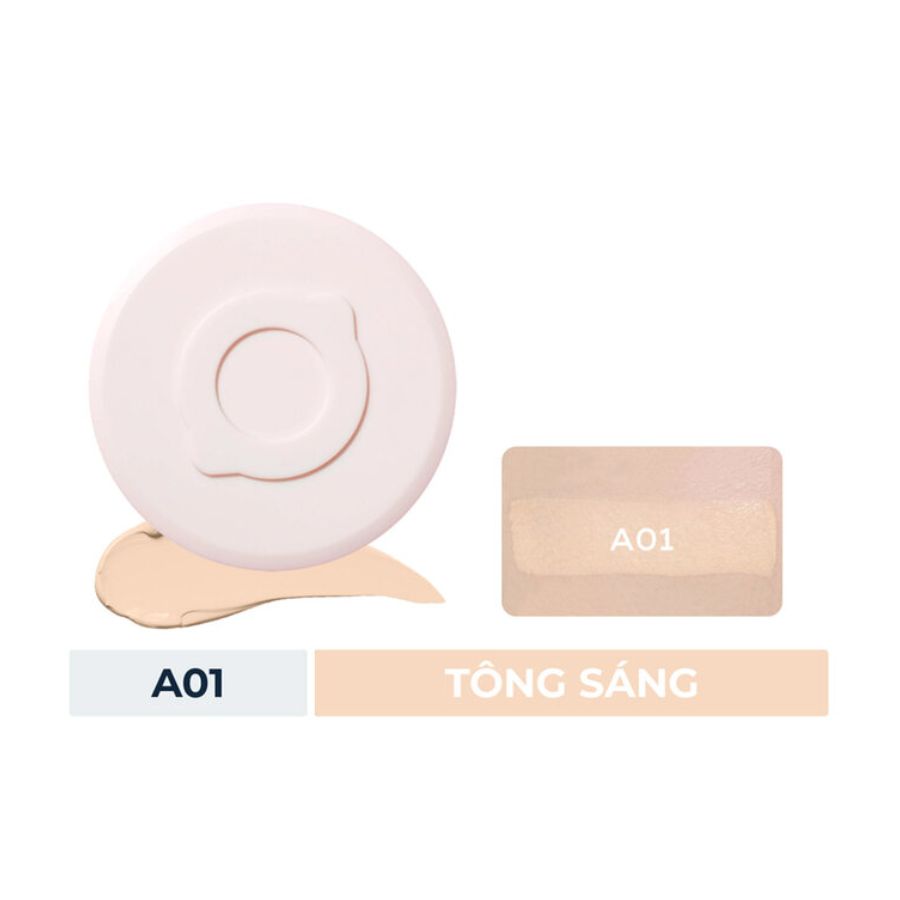 Phấn Nước Lemonade Supermatte Cushion Kiềm Dầu SPF50+/PA+++ 15g - A01 Light