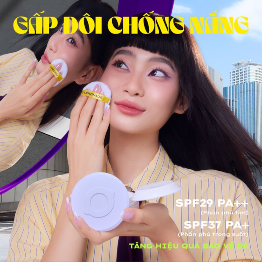 Phấn Phủ Bột Lemonade Supermatte No Makeup Loose Powder (Màu Tím)