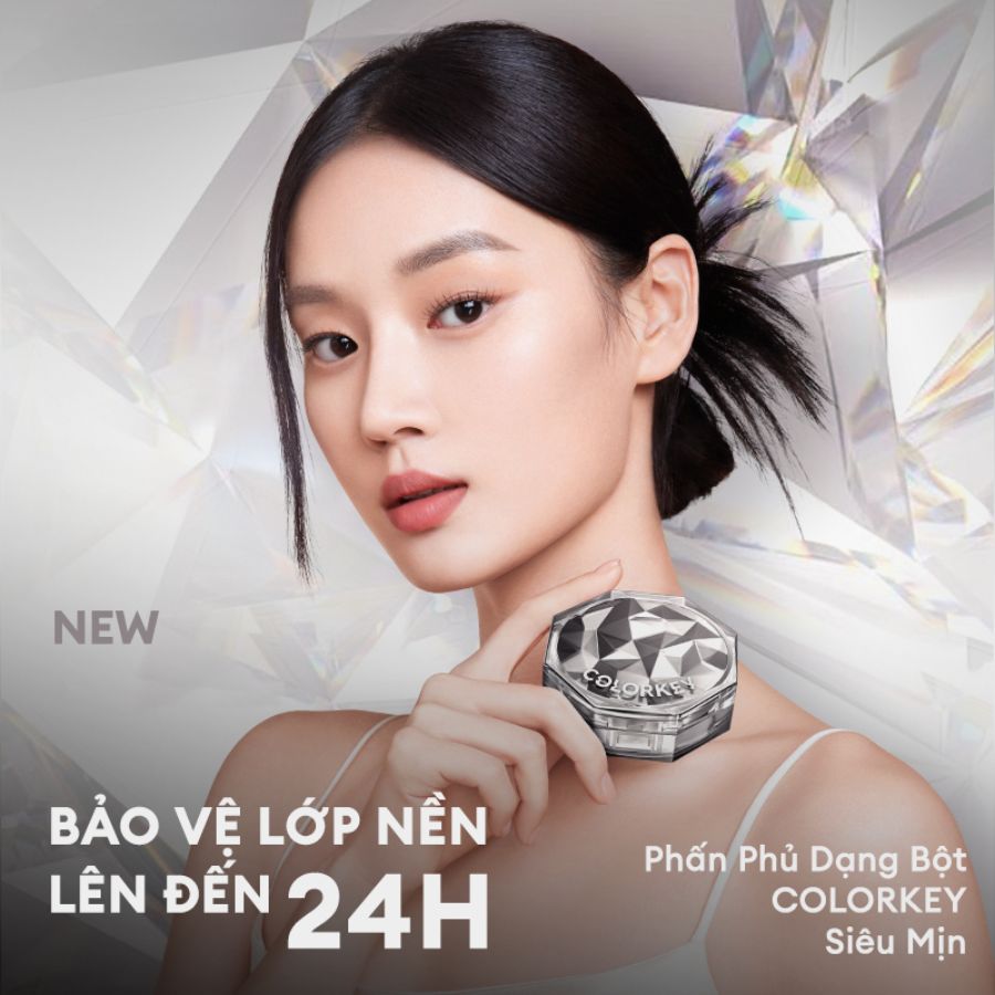 Phấn Phủ Colorkey Lasting Naturally Powder Dạng Bột C03 Màu Tím
