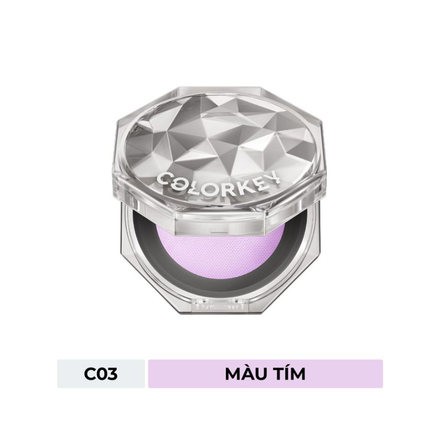 Phấn Phủ Colorkey Lasting Naturally Powder Dạng Bột C03 Màu Tím