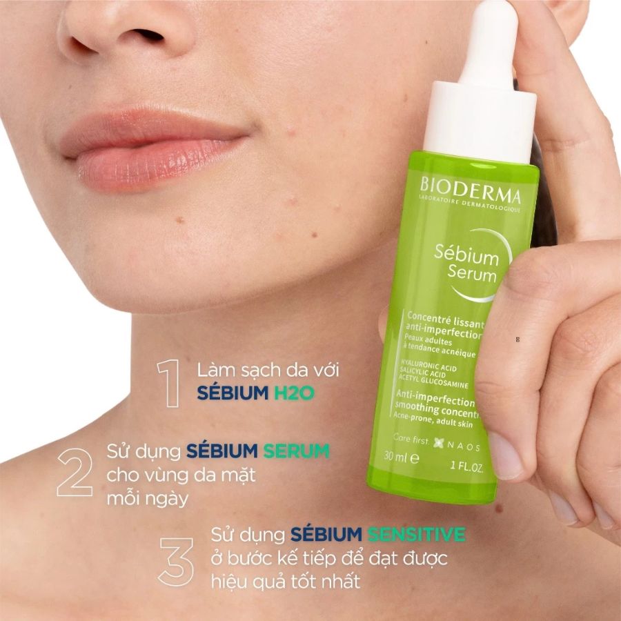 Serum Bioderma Sébium Cho Da Dầu Và Da Mụn 30ml