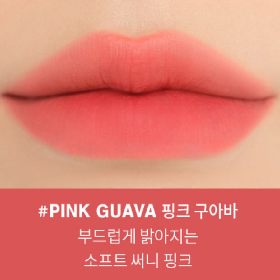 Son Kem 3CE Blur Water Tint Lì Mềm Mượt Môi 4.6g - Pink Guava