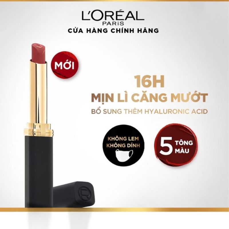 Son Thỏi L'Oréal Color Riche Mịn Lì Căng Mướt 129 I Lead