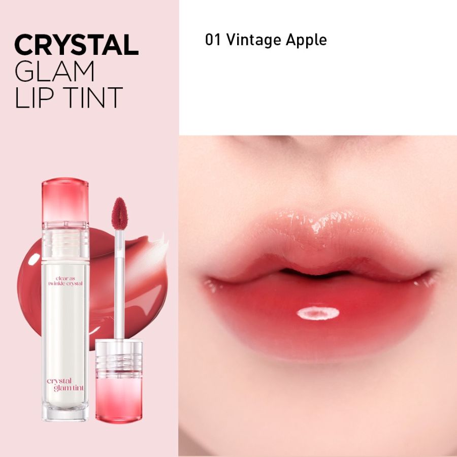 Son Tint Clio Crystal Glam Tint - 01 Vintage Apple