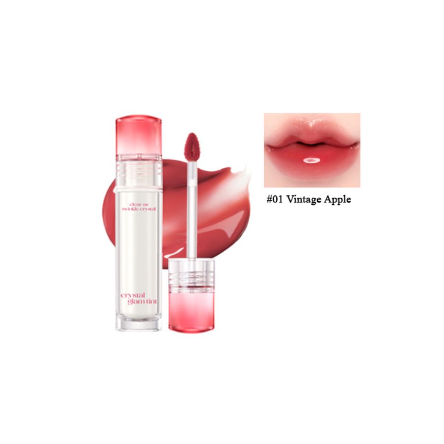 Son Tint Clio Crystal Glam Tint - 01 Vintage Apple