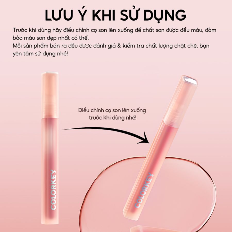 Son Tint Colorkey Soft Matte Water Tint R300  Đỏ Hồng Đất