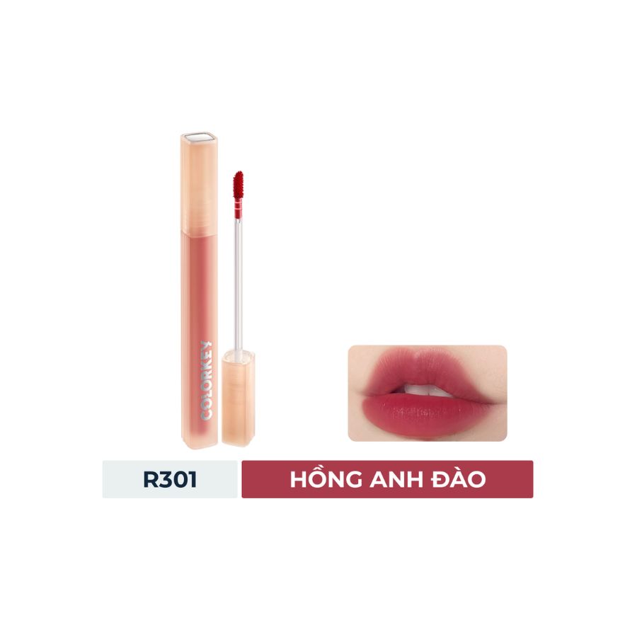 Son Tint Colorkey Soft Matte Water Tint R301 Hồng Anh Đào