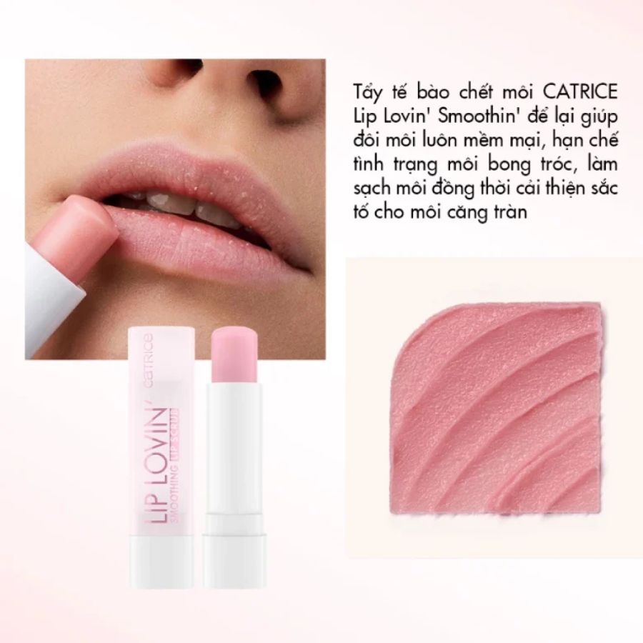 Tẩy Tế Bào Chết Môi Catrice Lip Lovin' - 010 Soft Sweetie