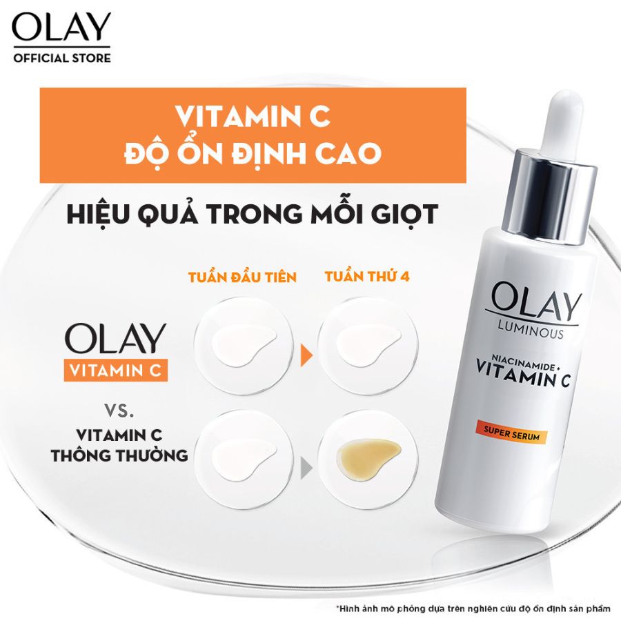 Tinh Chất Olay Dưỡng Sáng Da Niacinamide & Vitamin C 30ml