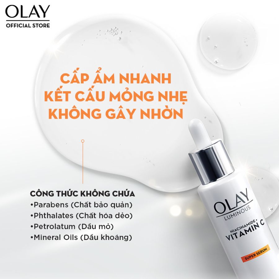 Tinh Chất Olay Dưỡng Sáng Da Niacinamide & Vitamin C 30ml