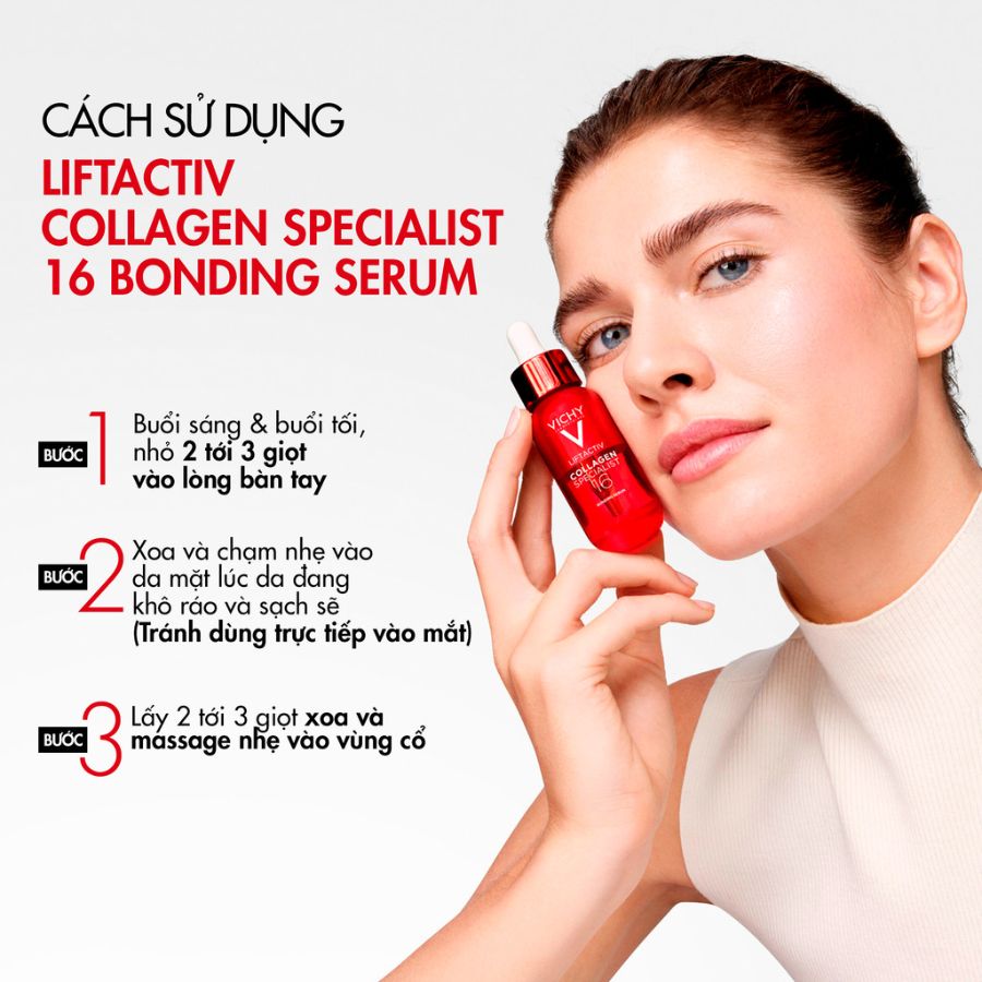Tinh Chất Vichy Dưỡng Da Laboratoires Liftactiv Collagen Specialist 16 Bonding Serum 30ml