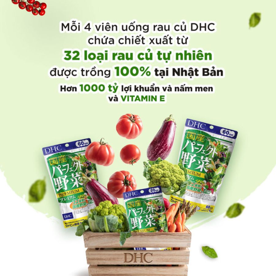 Viên Uống DHC Rau Củ 90 Ngày