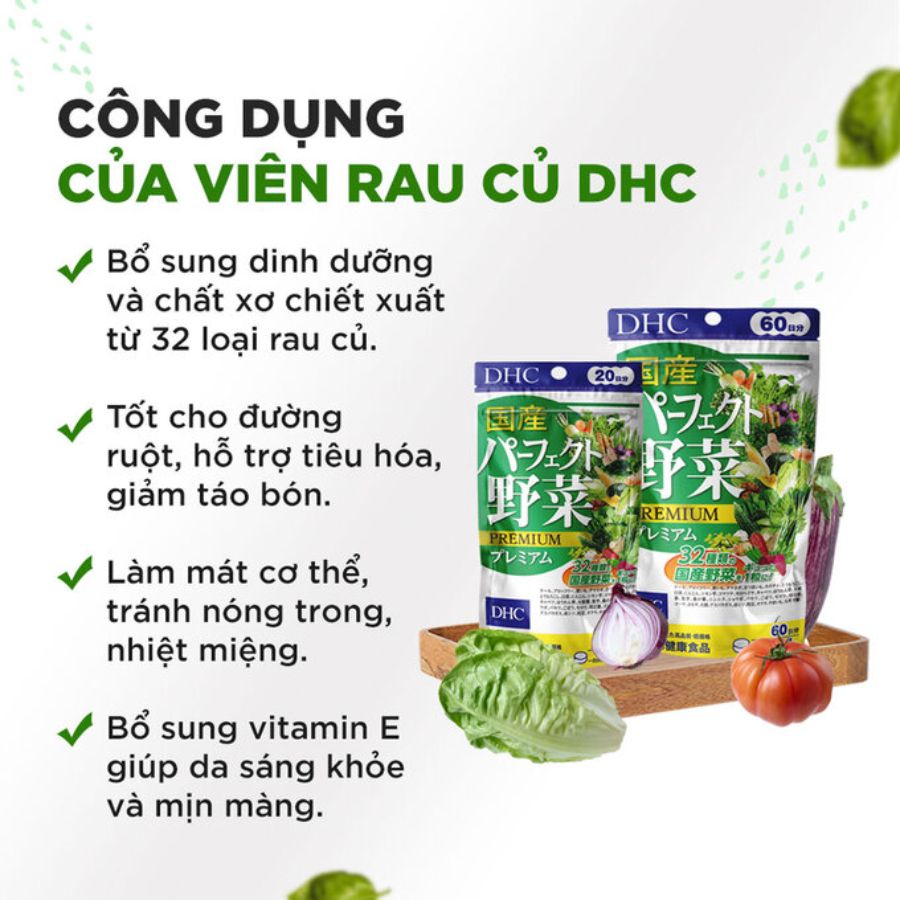 Viên Uống DHC Rau Củ 90 Ngày