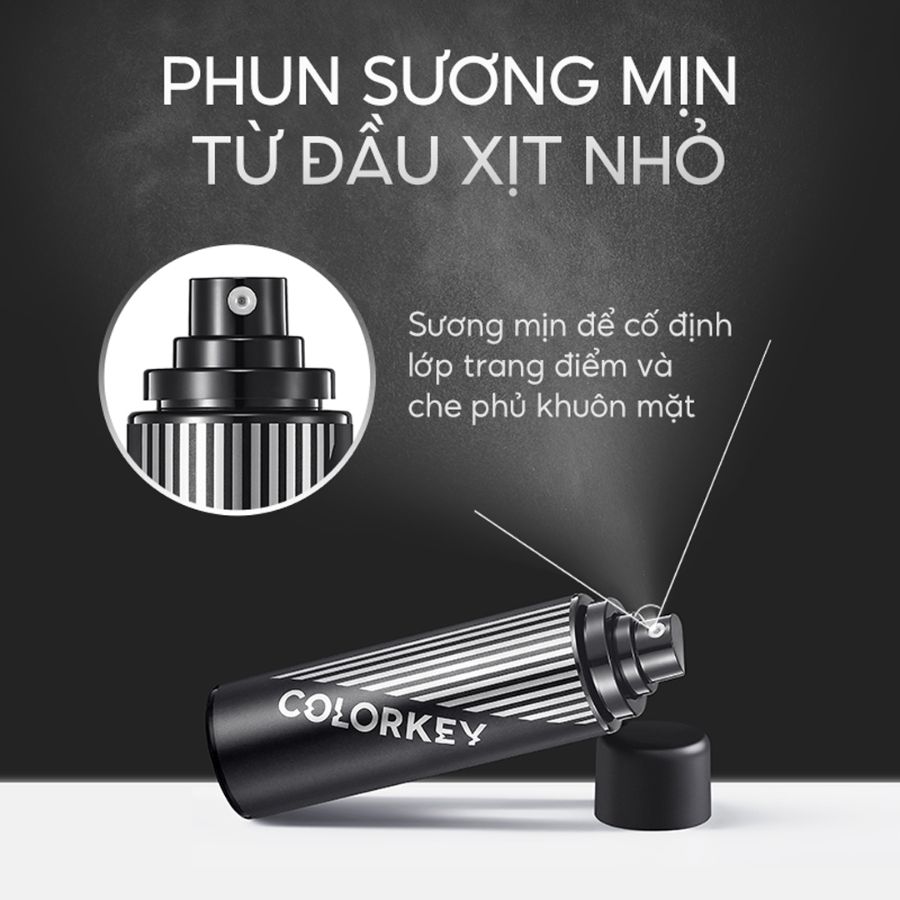 Xịt Khóa Nền Colorkey Airy Soft Matte Setting Spray 100ml
