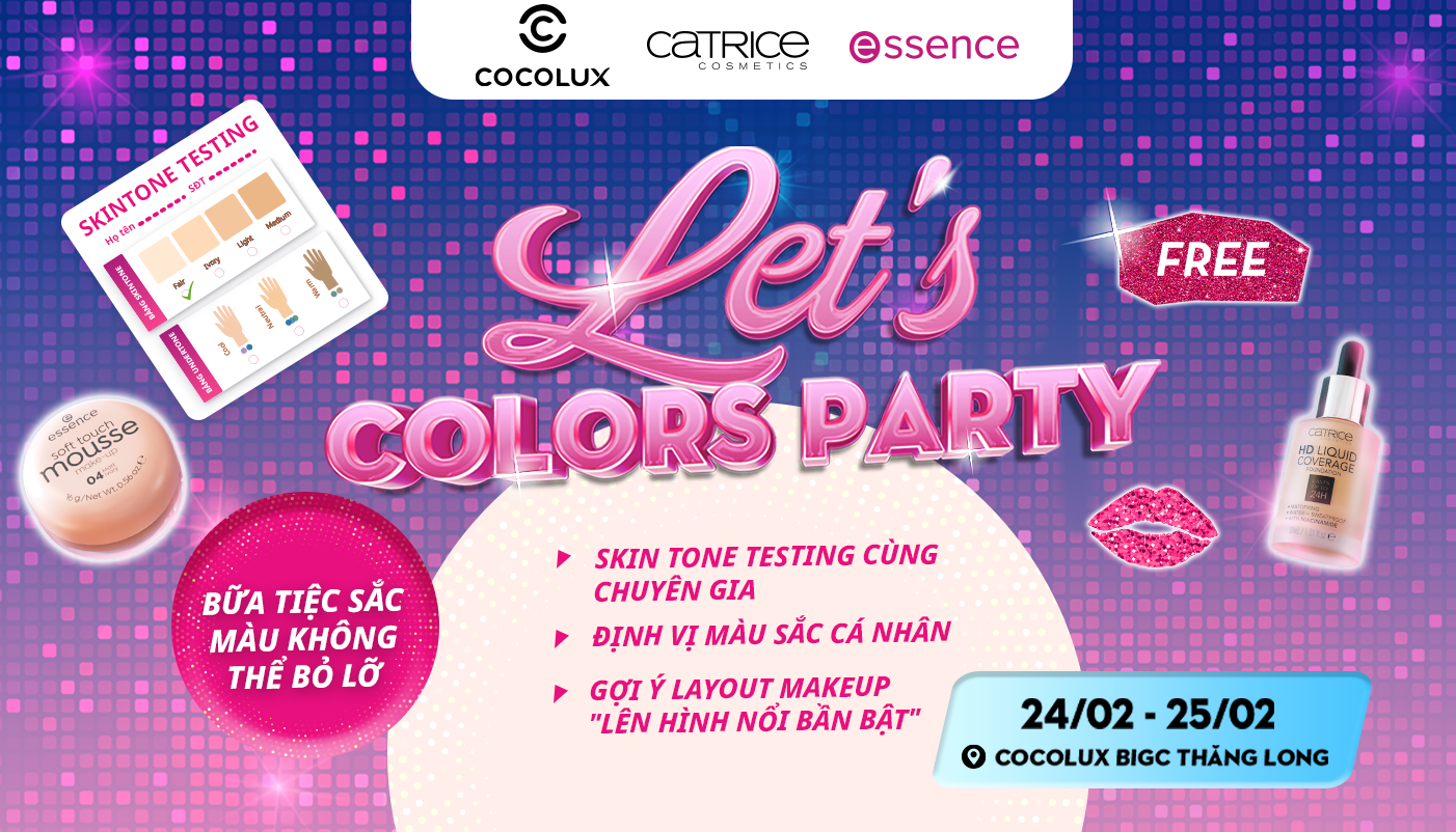 Let's Color Partry - Bữa tiệc sắc màu cùng Catrice, essence