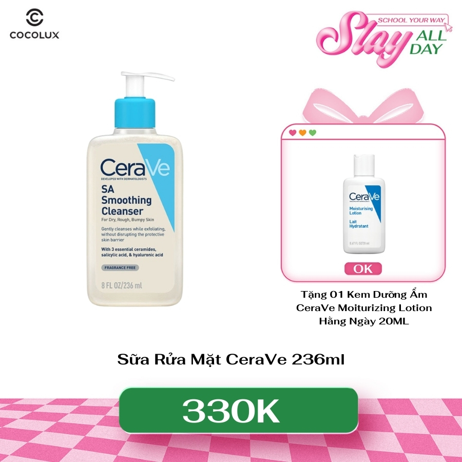 Sữa Rửa Mặt CeraVe SA Smoothing Cleanser 236ml