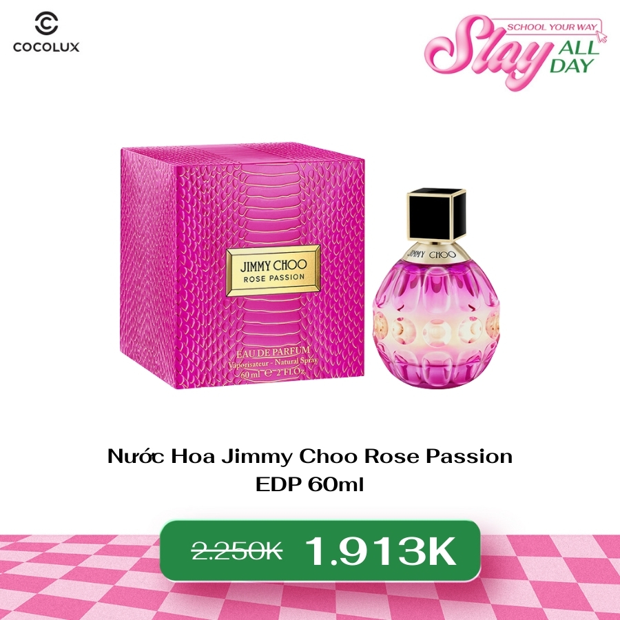 Nước Hoa Jimmy Choo Rose Passion EDP 60ml