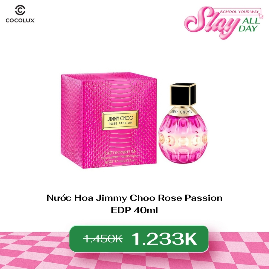 Nước Hoa Jimmy Choo Rose Passion EDP 40ml