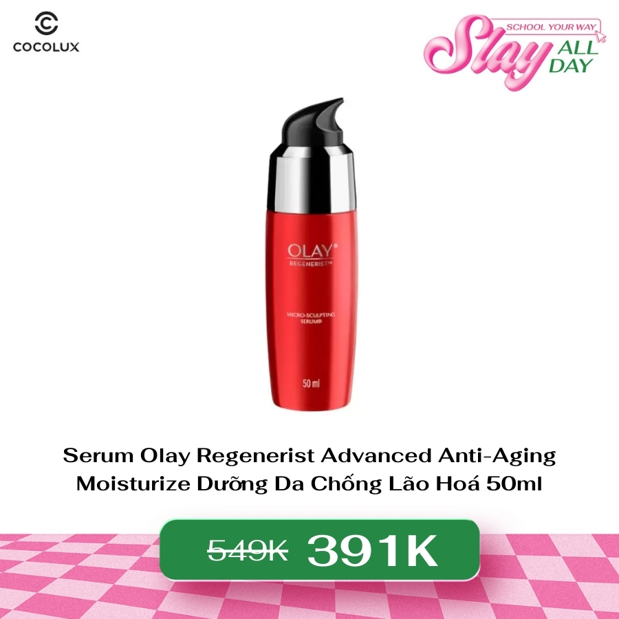 Serum Olay Regenerist Advanced Anti-Aging Moisturize Dưỡng Da Chống Lão Hoá 50ml