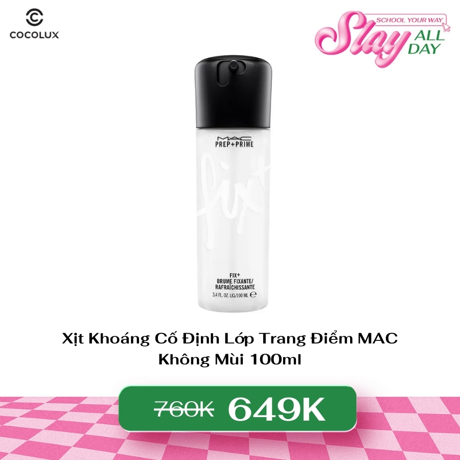 Xịt Khoáng Cố Định Lớp Trang Điểm MAC Không Mùi 100ml