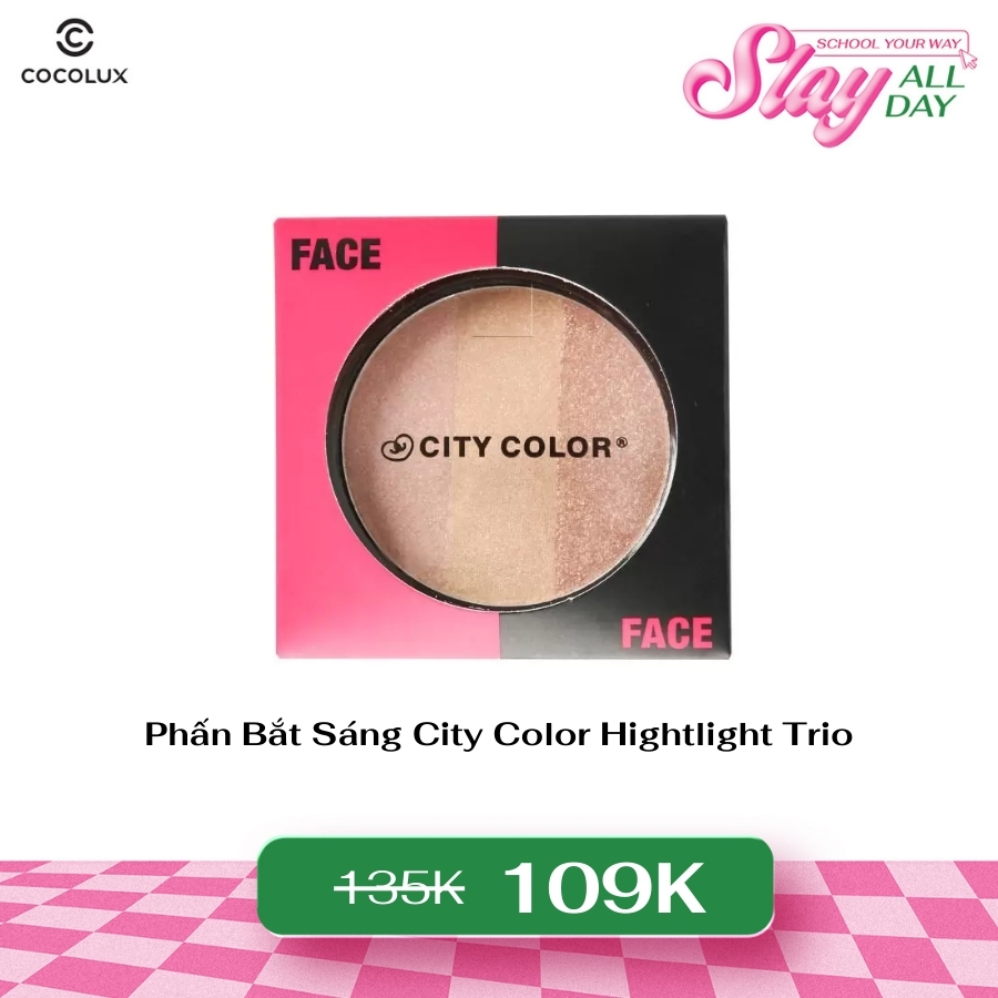 Phấn Bắt Sáng City Color Highlight Trio