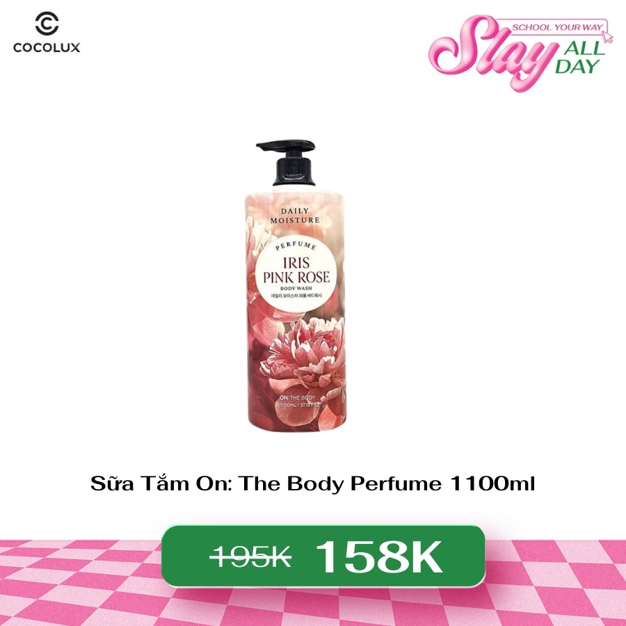 Sữa Tắm On: The Body Perfume - Iris Pink Rose 1100ml