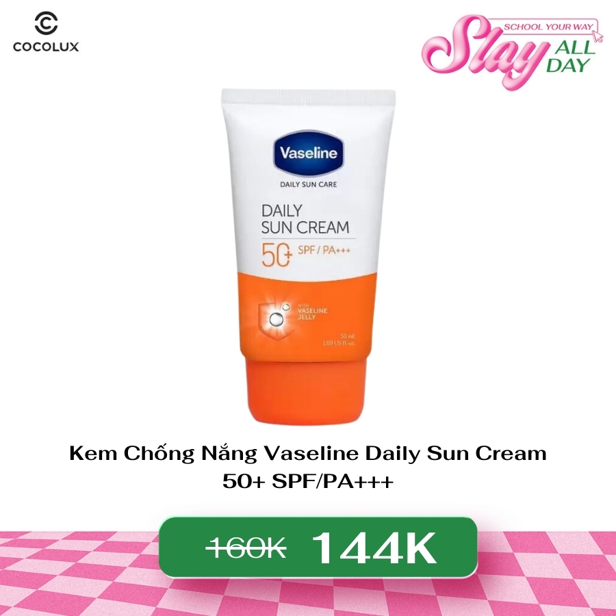 Kem Chống Nắng Vaseline Daily Sun Cream 50+ SPF/PA+++