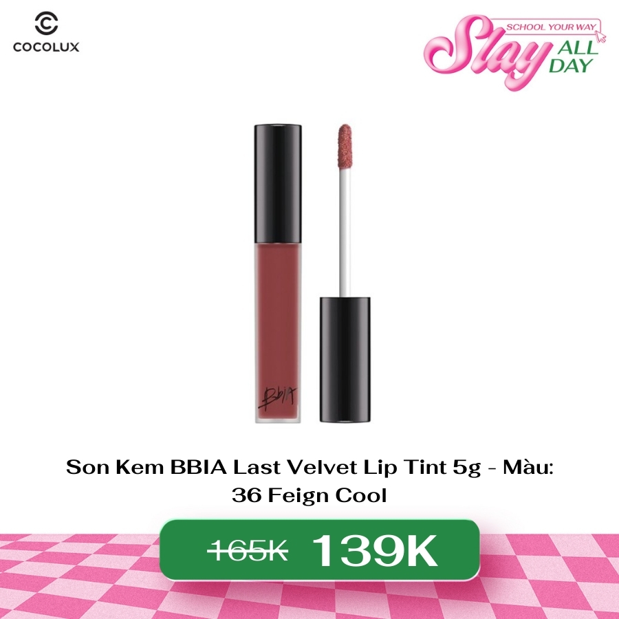 Son Kem BBIA Last Velvet Lip Tint 36 Feign Cool 5g