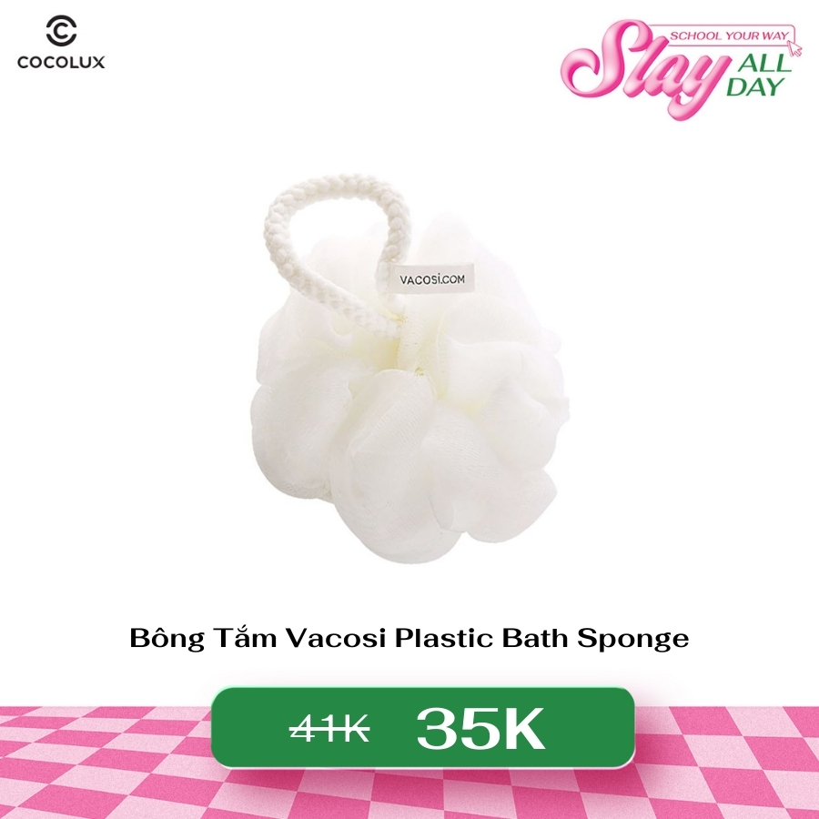 Bông Tắm Vacosi Plastic Bath Sponge - BP21