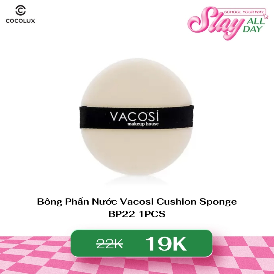 Bông Phấn Nước Vacosi Cushion Sponge BP22 1PCS